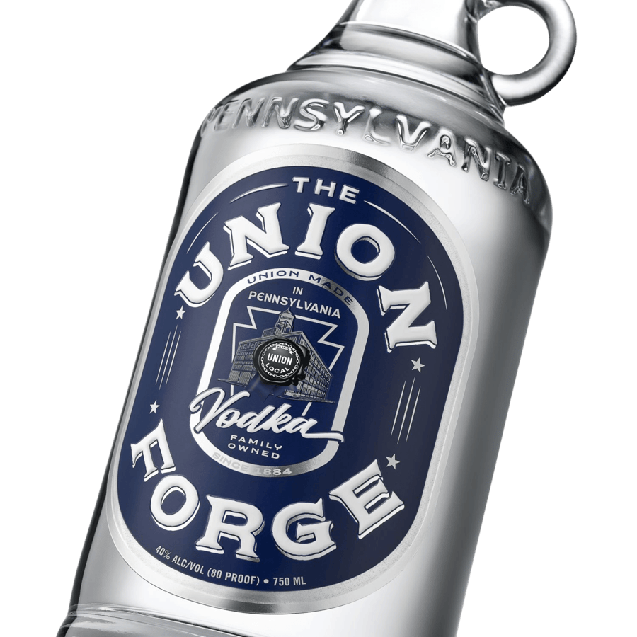 A bottle of Union Forge Vodka